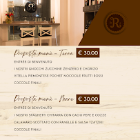 Restaurant italien La Ristonomia del Bertola à Turin (le menu)