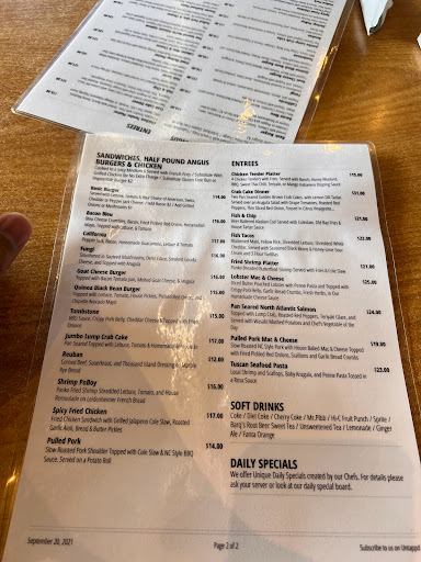 Seafood Restaurant «Sundogs Raw Bar & Grill», reviews and photos, 807 Ocean Trail M, Corolla, NC 27927, USA