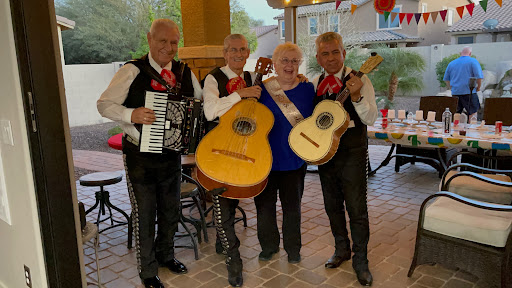 A Happy Mariachi Trio