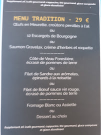 Brasserie du Nord à Cluny menu