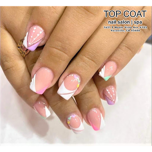 Nail Salon «Top Coat Nail Salon & Spa», reviews and photos, 1631 E Monte Vista Ave #105, Vacaville, CA 95688, USA