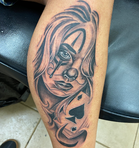 Explore leg tattoo placement ideas, creative tattoo ideas in Rogers, available at Ink Solutions Tattoo