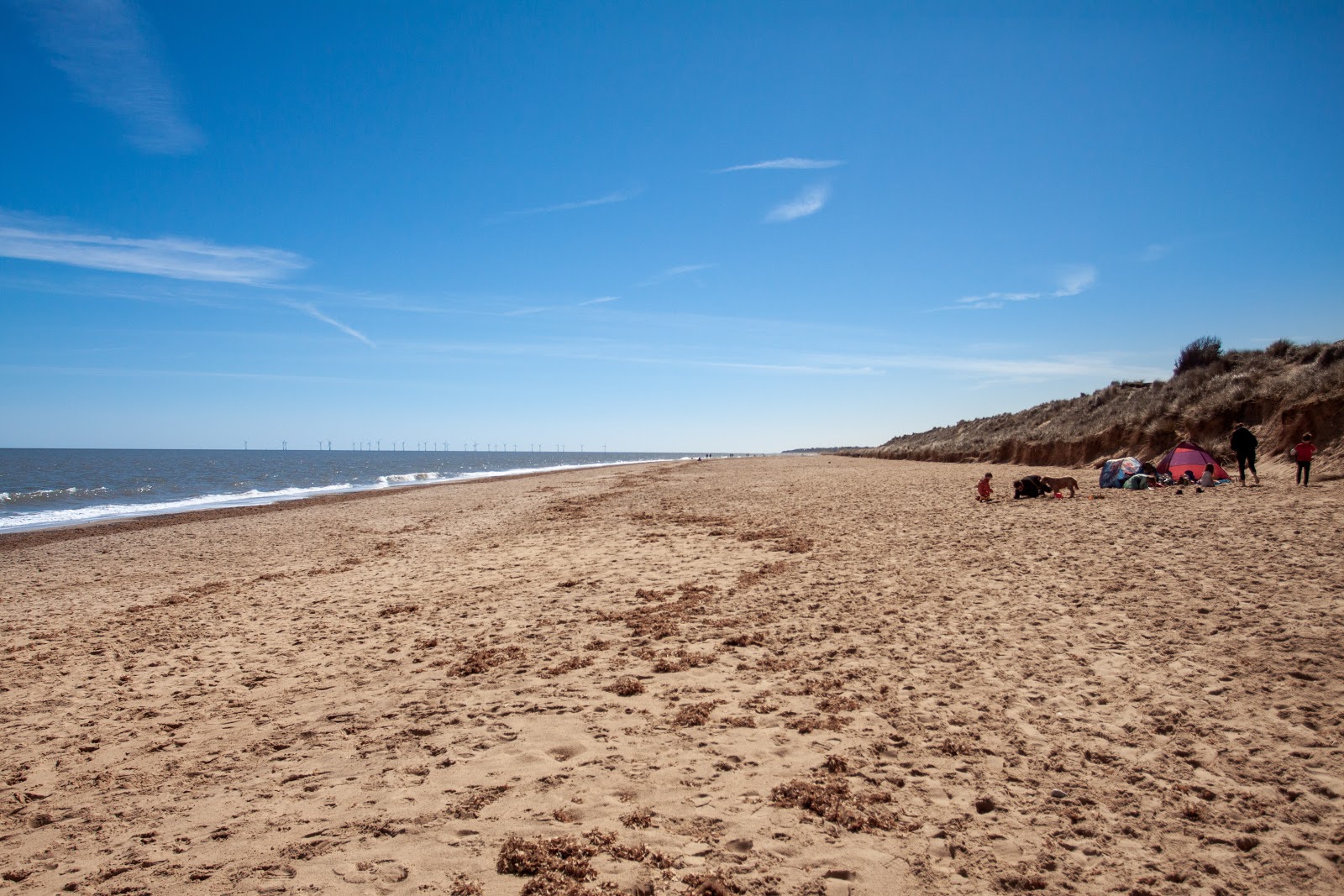 Fotografija Winterton plaža z dolga ravna obala