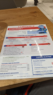 Restaurant La Brigade - Carré Sénart à Lieusaint (le menu)