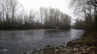 Promenade au bord de l'Ariege à Varilhes