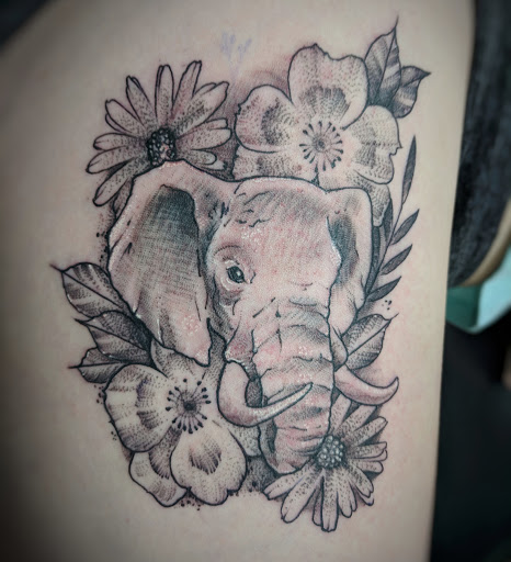 Explore brain tumor tattoo ideas, creative tattoo ideas in Hickory, available at Forever Inked