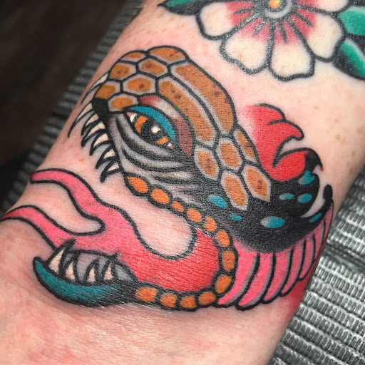 Explore leg sleeve tattoo ideas men, creative tattoo ideas in Lakeland, available at Black Swan Tattoo