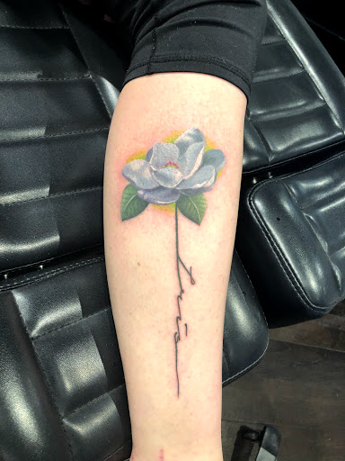 Explore negative tattoo ideas, creative tattoo ideas in Mesa, available at The Tattoo Lounge