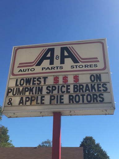 Auto Parts Store «A&A Auto Stores», reviews and photos, 360 N 9th St, Stroudsburg, PA 18360, USA