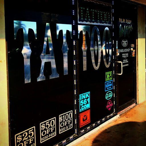Tattoo Shop «Palm Beach Ink Tattoos and Body Piercings», reviews and photos, 3095 S Military Trail, Lake Worth, FL 33463, USA