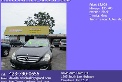 David Auto Sales LLC reviews
