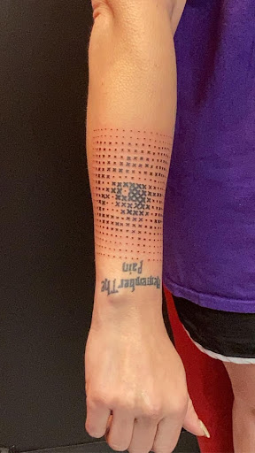 Explore embroidery tattoo ideas, creative tattoo ideas in Pineville, available at Epic Ink Studio