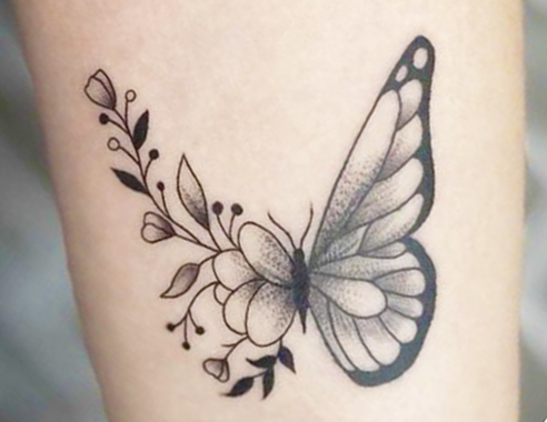 Explore gangster tattoo sleeve ideas, creative tattoo ideas in Newport, available at Tattoos by Captain Bret