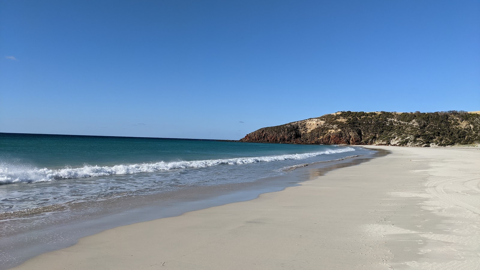 Foto de Snelling Beach con arena fina beige superficie