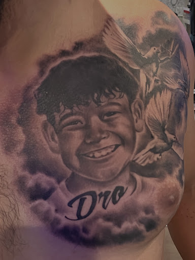 Explore mobster tattoo ideas, creative tattoo ideas in Weatherford, available at Weatherford Tattoo Co.