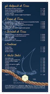 Carte du Ristorant Michelemma' à Bologna