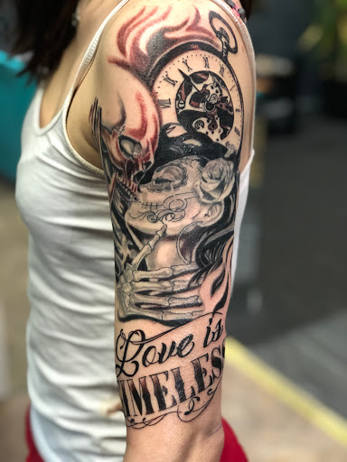 Explore bmth tattoo ideas, creative tattoo ideas in Wappingers Falls, available at Leo Tats Tattoo