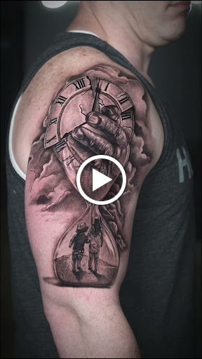 Explore tattoo ideas running, creative tattoo ideas in Independence, available at Bare Skin Tattoo