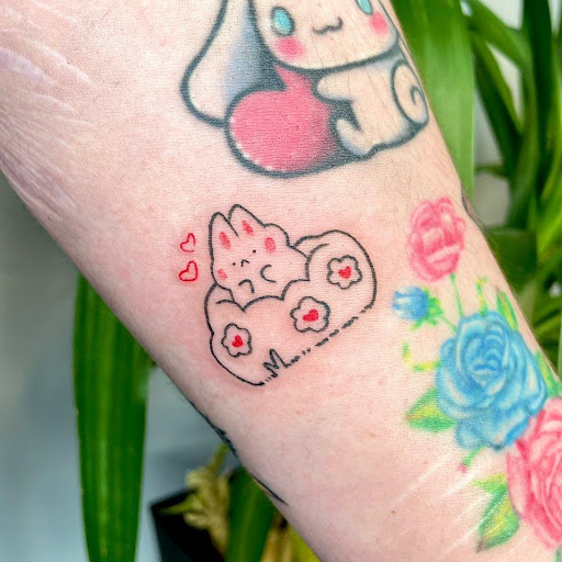 Explore back of the arm tattoo ideas, creative tattoo ideas in Forest Hills, available at Yant Studio