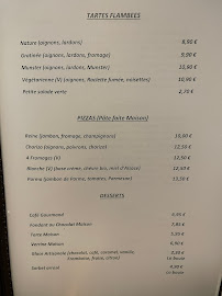 Menu / carte de Le 3 à Colmar