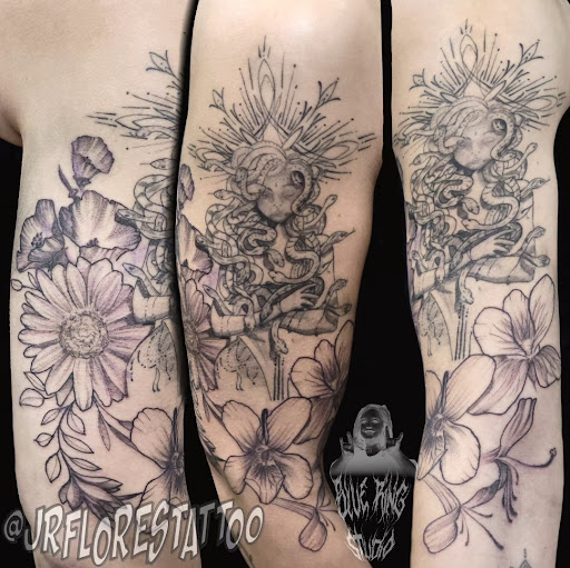 Explore inside ear tattoos ideas, creative tattoo ideas in Caldwell, available at Blue Ring Studio Tattoo & Piercing