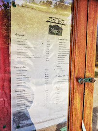 Menu / carte de Chateaux de Pep à Spoleto