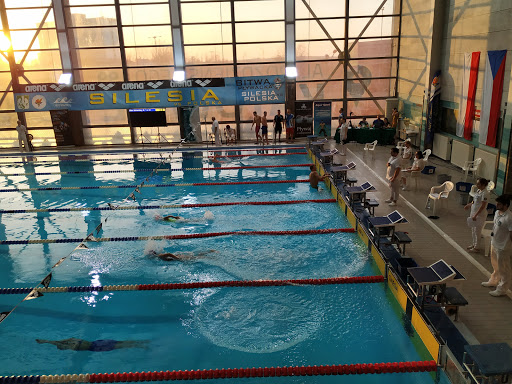 Sports hall with swimming pool, AWF Katowice.