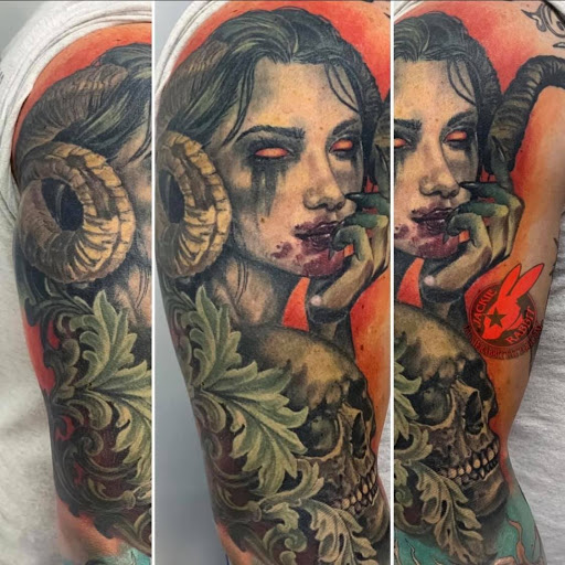 Explore timepiece tattoo ideas, creative tattoo ideas in North Berwick, available at Skull and Snake Tattoo Studio Art Gallery