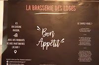 La Brasserie des Loges à Dijon menu