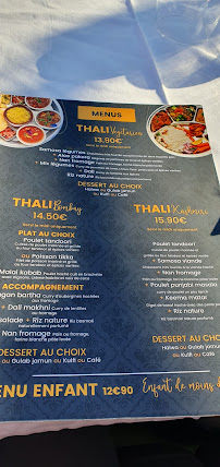 Menu / carte de Restaurant La Route Du Kashmir à Pontoise