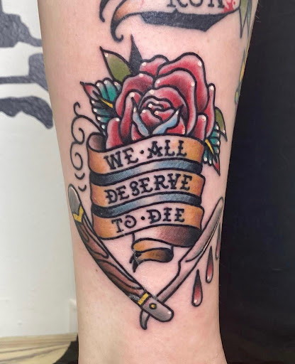 Explore marathon running tattoo ideas, creative tattoo ideas in Harrisburg, available at Capital Tattoo Company