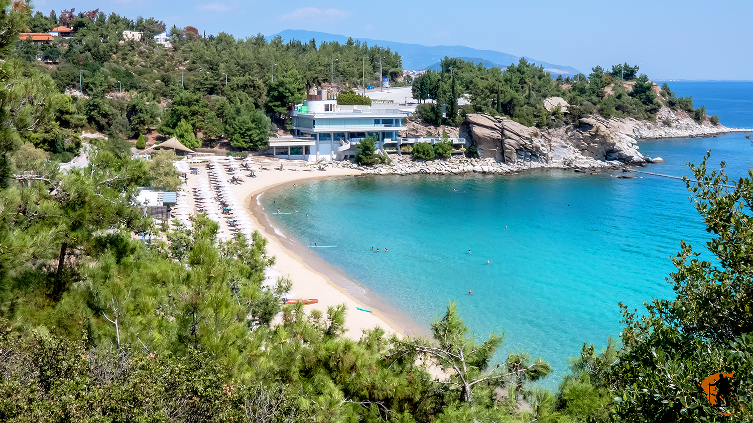 Foto von Camping Batis beach mit heller feiner sand Oberfläche