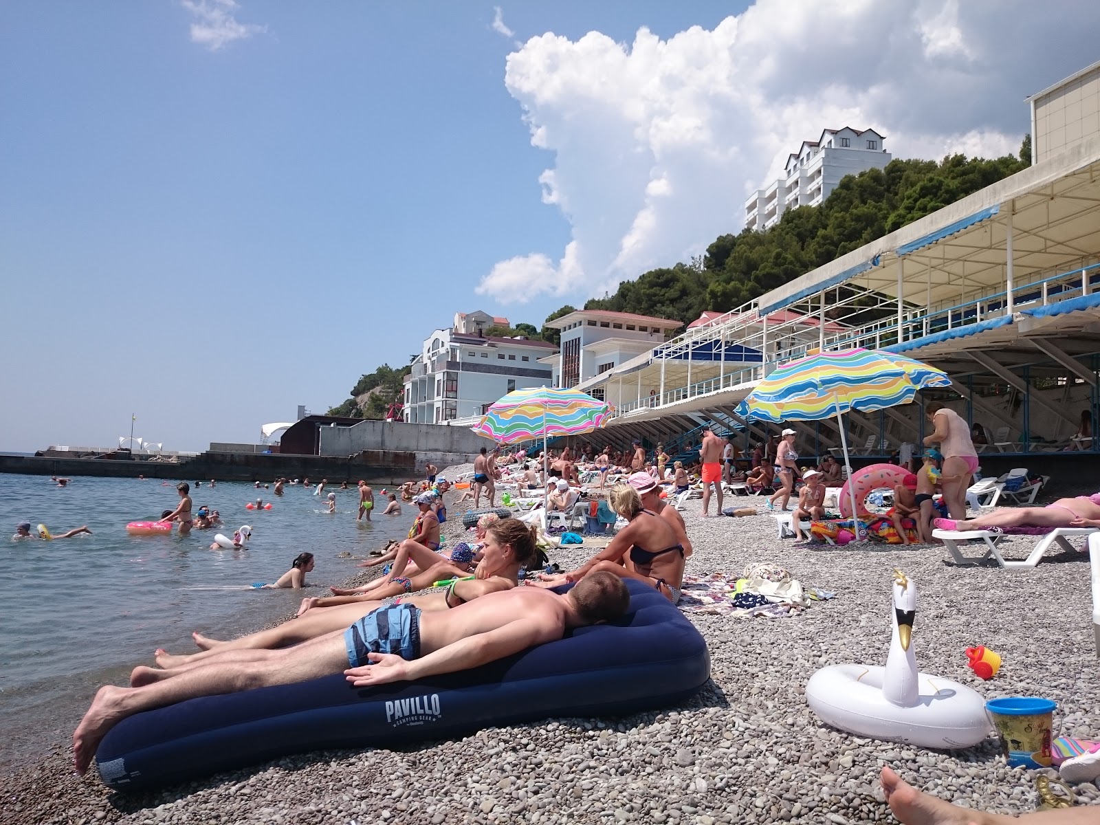 Foto di Gaspra beach con molto pulita livello di pulizia