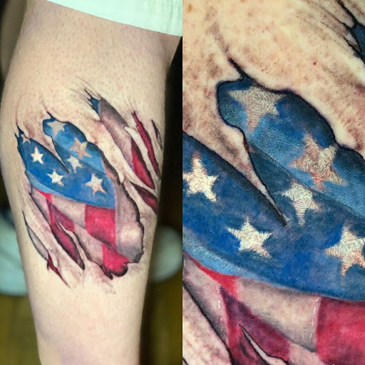 Explore tattoo ideas arm, creative tattoo ideas in Scranton, available at Tried N True Tattoo