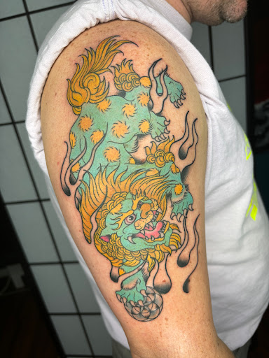 Explore tattoo chest piece ideas, creative tattoo ideas in Media, available at Baltimore Avenue Tattoo