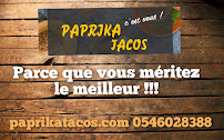 Photos du propriétaire du Restaurant de tacos PAPRIKA TACOS : FAST FOOD - SNACK - RESTAURANT - Tacos. Kebab.Burger.Panini. Salade.Frites.Boissons. Dessert. à Royan - n°15