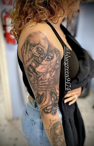 Explore black sheep tattoo ideas, creative tattoo ideas in El Paso, available at R&R tattoo and piercing studio