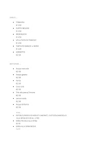 Restaurant BRACERIA DA CARLO à San Bellino (la carte)