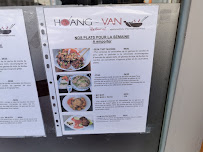 Restaurant vietnamien Hoang Van à Reims (la carte)