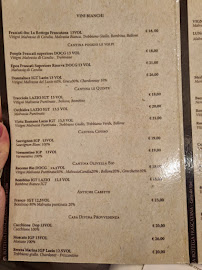 Trattoria Pinseria La Bottega Frascatana à Frascati carte