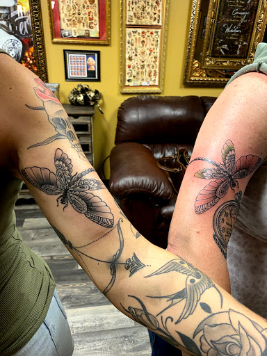 Explore car tattoo ideas, creative tattoo ideas in Warner Robins, available at Untold Pain Tattoo Studio