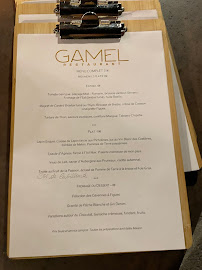 Menu du GAMEL Restaurant à Nîmes