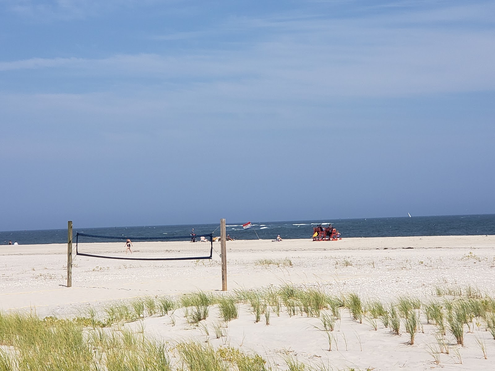 Fotografija Atlantic Ocean Beachfront z dolga ravna obala