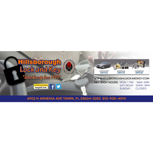 Locksmith «Hillsborough Lock & Key», reviews and photos, 6902 N Armenia Ave, Tampa, FL 33604, USA