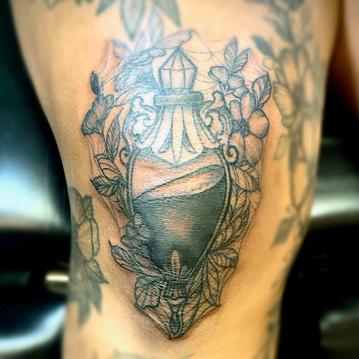 Explore minimal finger tattoos ideas, creative tattoo ideas in Mckinney, available at Borrowed Time Fine Art Gallery Tattoo Shop