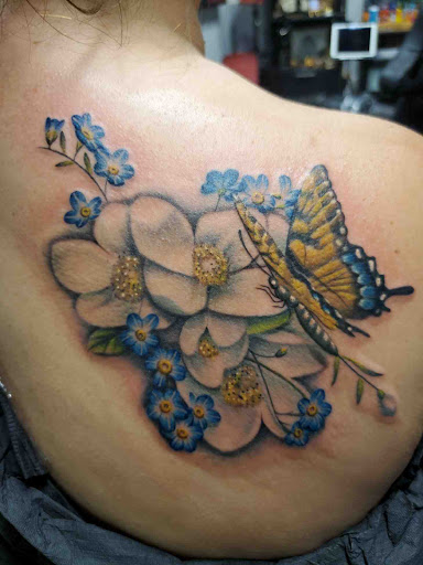 Explore fire force tattoo ideas, creative tattoo ideas in Atlanta, available at Black Cloud Tattoo and Piercing