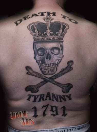 Explore hurricane tattoo ideas, creative tattoo ideas in Matthews, available at Divine Arts Tattoo Company