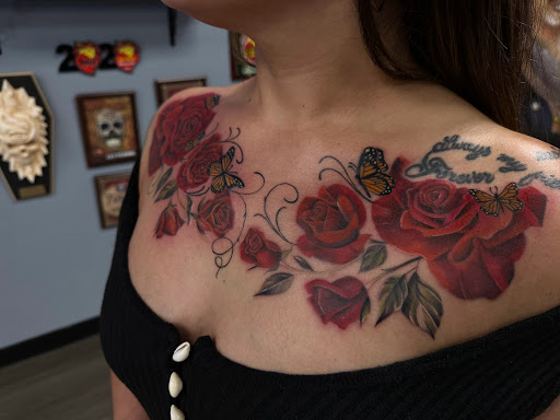 Explore man tattoo sleeve ideas, creative tattoo ideas in Mesa, available at Smiley Ink Tattoos