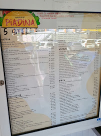 Carte du La Piadina 5 Stelle à Cesena