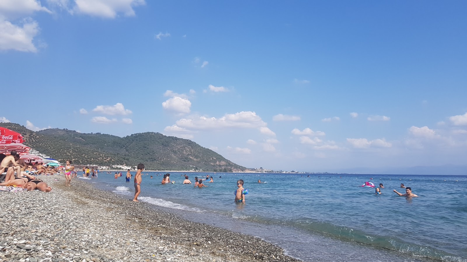 Foto af Antandros beach og bosættelsen